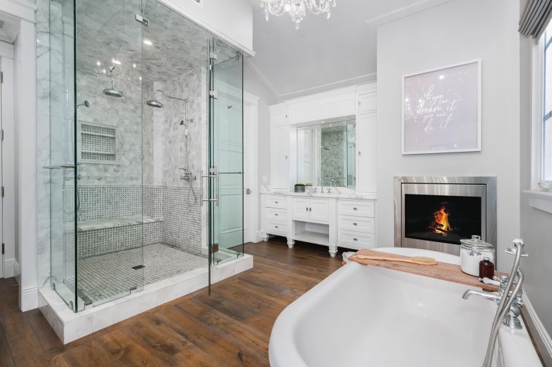 Elegant Walk-In Shower Upgrade